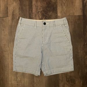 Holister White and Blue Cargo Shorts